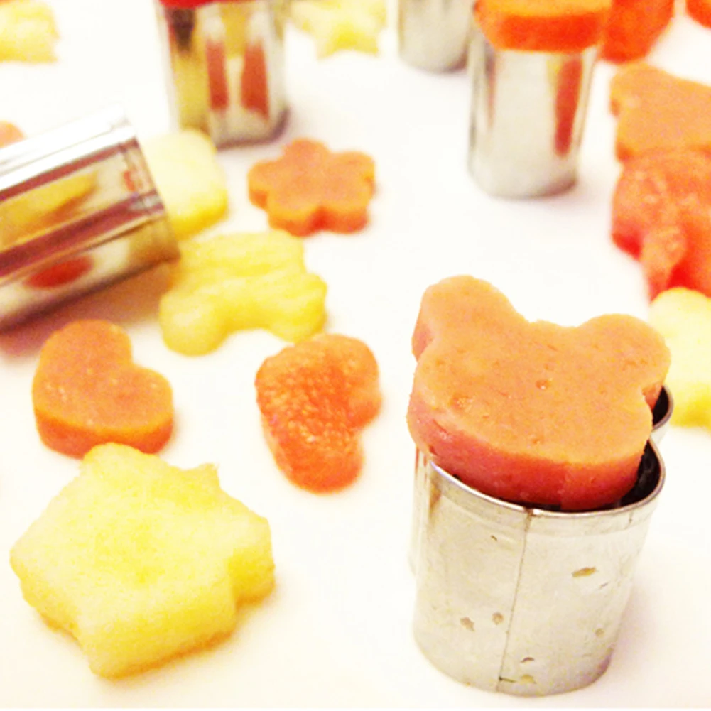 10 шт. гаджет мультфильм набор форм для торта овощные инструменты фруктов Кухня