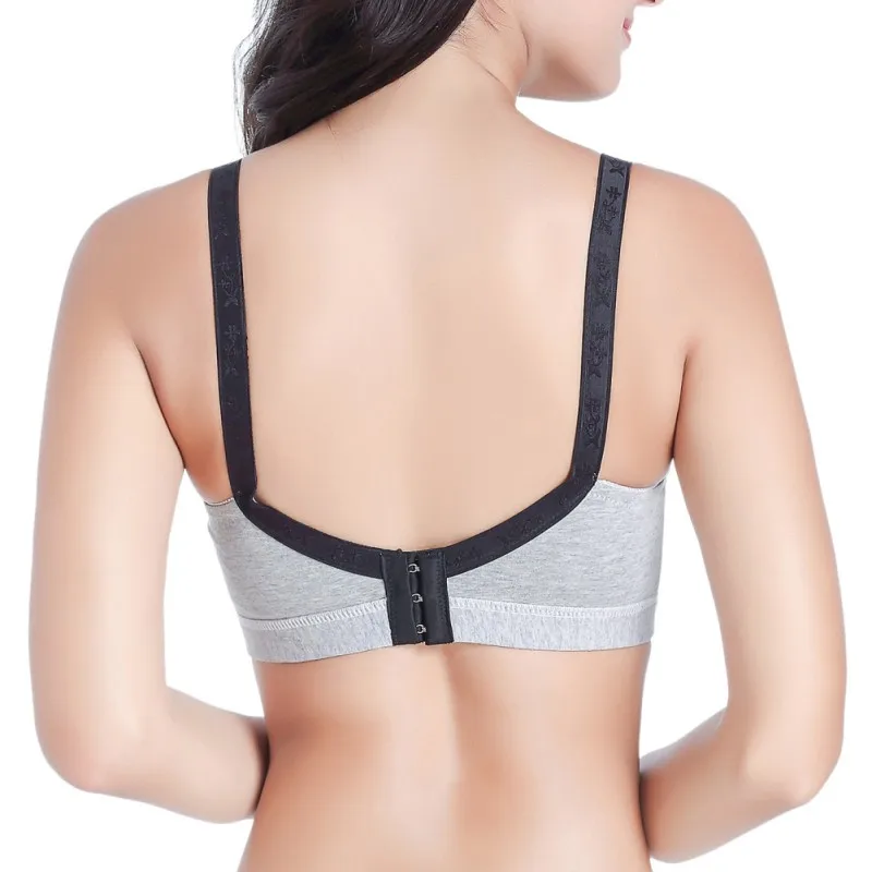 

B C Cup Lady Lace Bra Wire Free Seamless Bralette Push Up 3/4 Cup Solid Front Closure Comfortable Brassiere Plus Size