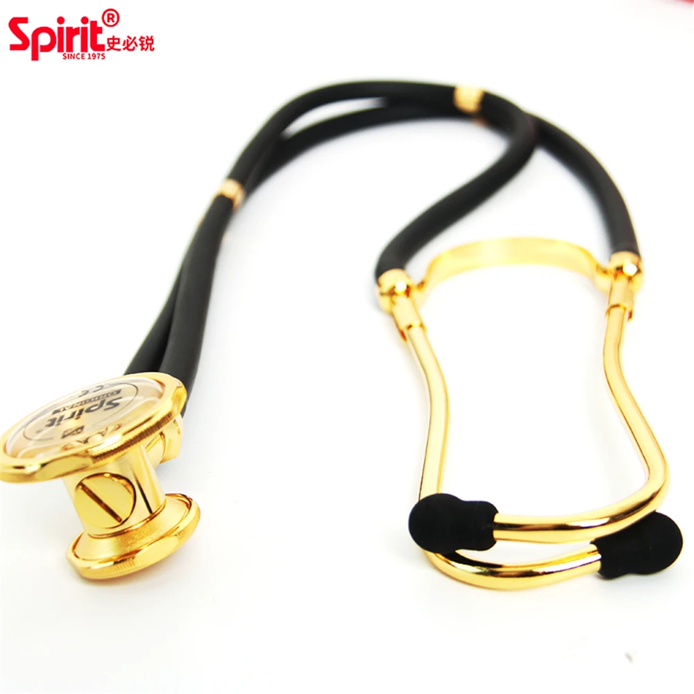 

Духовая кардиология, двойная трубка, Многофункциональный профессиональный стетоскоп с двойной головкой, угол прослушивания из сплава, мед...