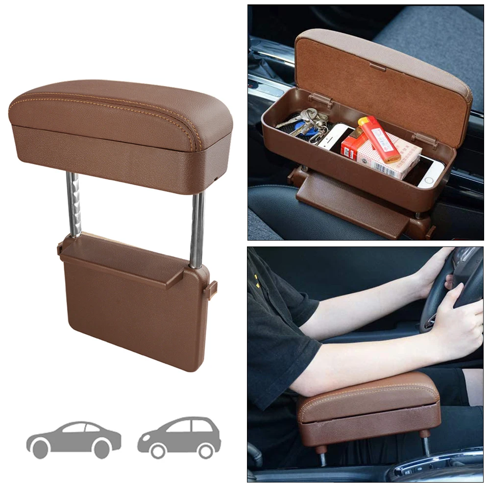 Car Armrests Box For NISSAN Armada Altima Dualis Juke Frontier Fuga Leaf March Ⅳ Note Tiida C11 C13  Adjustable Armrest