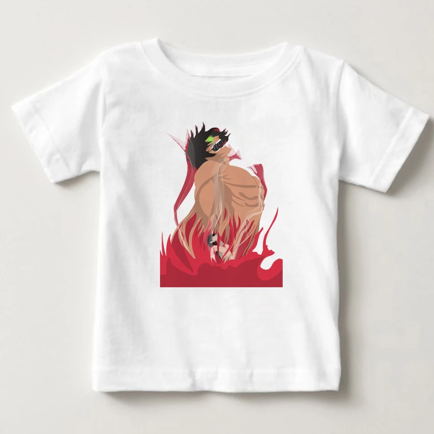 

100% Cotton Japanese Anime Attack on Titan T Shirt Cosplay Costume Shingeki no Kyojin Cartoon T-Shirt Tee Double Side Print