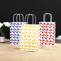510pcslot bronzing paper color gift bag decoration anniversaire fille decoration of celebrations and eventsparty gift bags