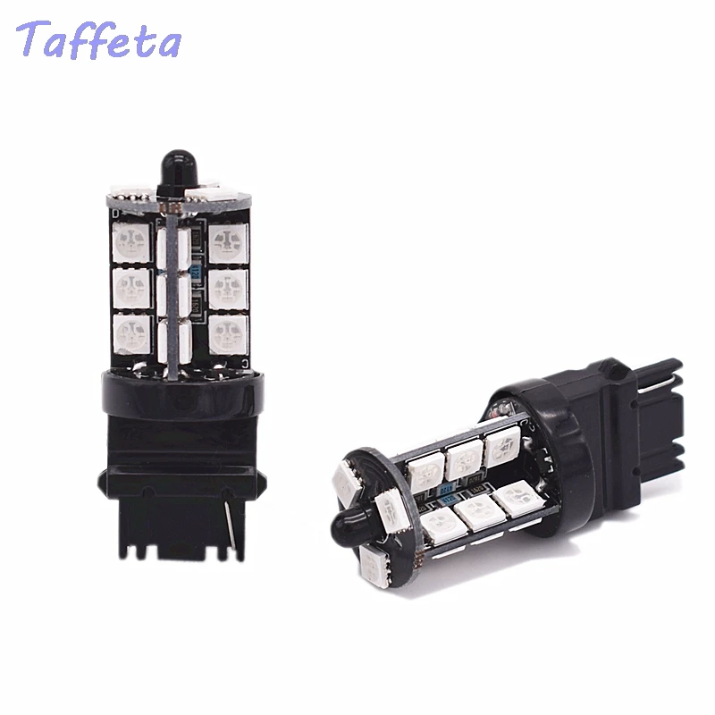 2 шт. светодиодные лампы RGB 1156 BA15S P21W t20 7440 T25 3156 27SMD 5050|Сигнальная лампа| |