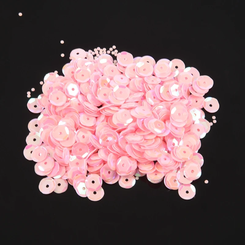 

400 pieces Round Cut Sequins Sequins Seeds DIY Sewing Decoration