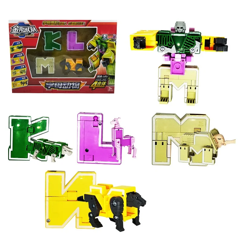 Дети Новые дети цифры сборные блоки команда Трансформеры Робот игрушка Подарки