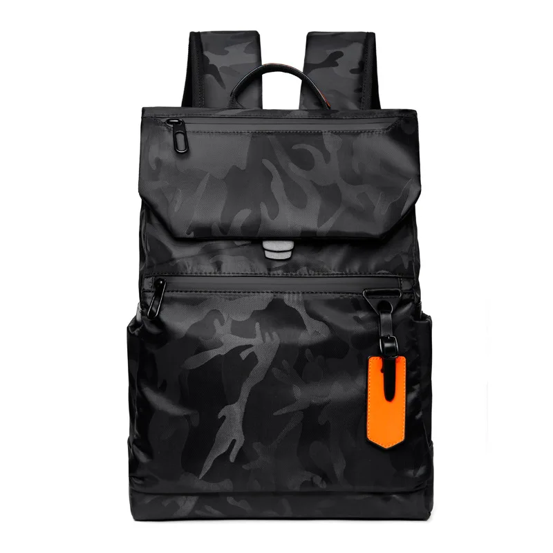 Men'S Business Black Fashion Backpack City Men'S Waterproof Laptop Backpack With Usb Interface Travel Bag