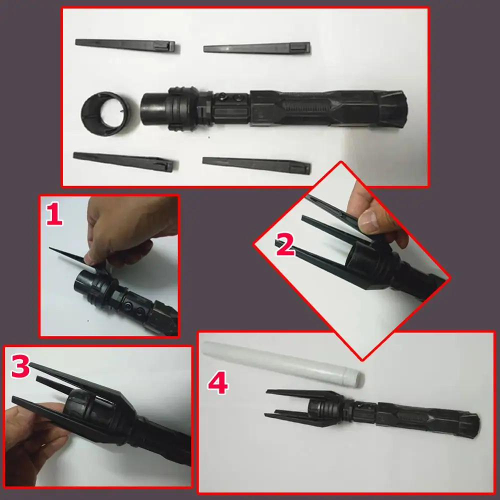 ЗВЕЗДНЫЕ ВОЙНЫ Детские игрушки расширяемые саблей черная серия световой меч