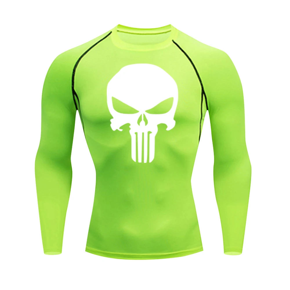 Men Compression Gym Running Clothing Fitness Tight Long Sleeve Sport T shirt Training Jogging Shirts Sportswear Quick Dry New