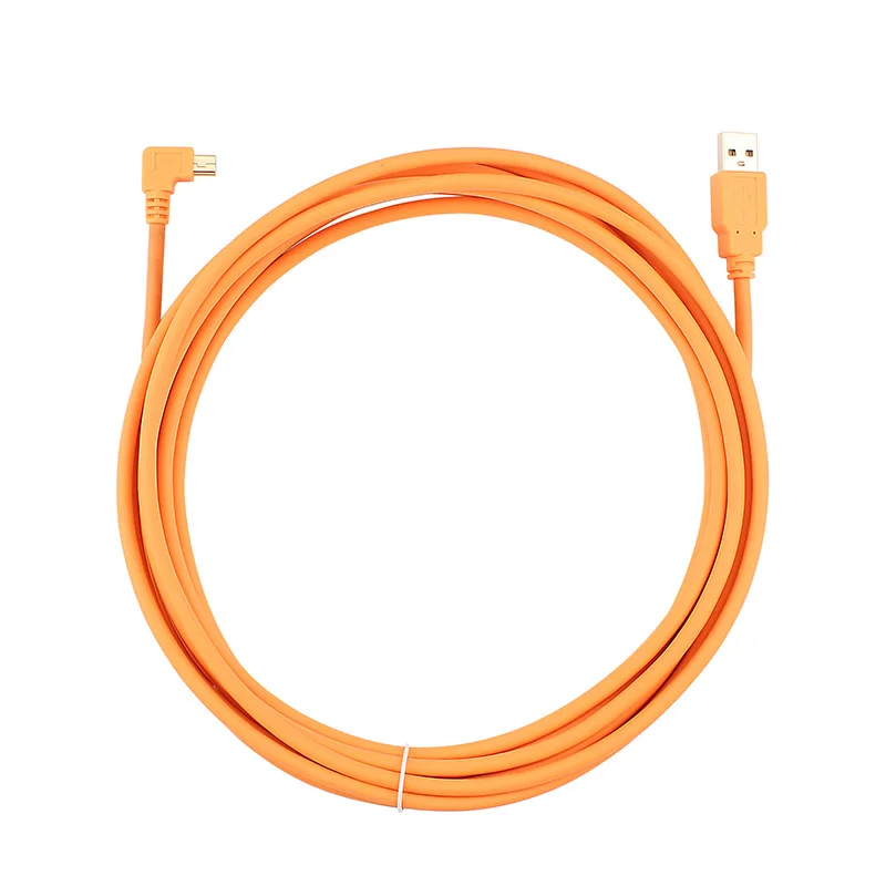 

Orange USB 2.0 to Micro USB 5Pin Cable High-Visibility camera cable A7S2 A7S A7R a7M Miniature SLR on-line camera cable 3m/5m/8m