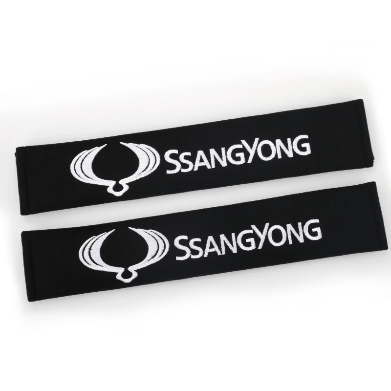 Хлопковый чехол для стайлинга автомобилей SsangYong Kyron Rexton korando Actyon Sports Tivoli эмблема