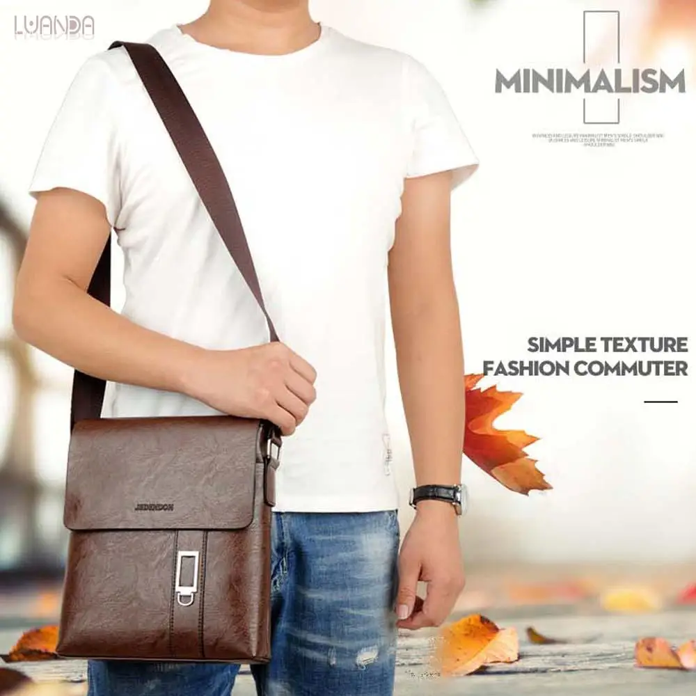 Сумки через плечо для мужчин сумка из искусственной кожи мужские модные