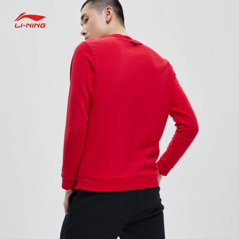 Мужская Спортивная Толстовка Li-Ning для фитнеса из 60% хлопка с подкладкой 40%