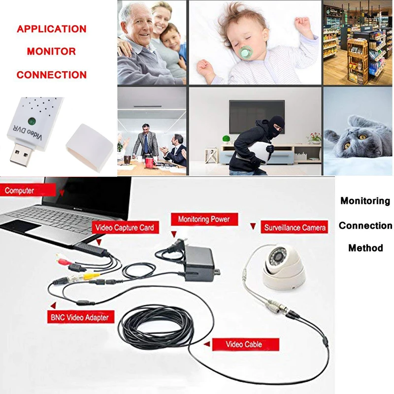 Кепка Kebidumei USB 2 0 для ТВ/DVD/VHS/DVR USB/Type-C поддержка Win10 | Безопасность и защита