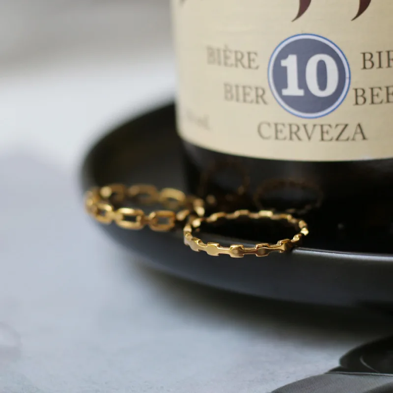 RHYSONG модные геометрические полые из нержавеющей стали квадратные бамбуковые