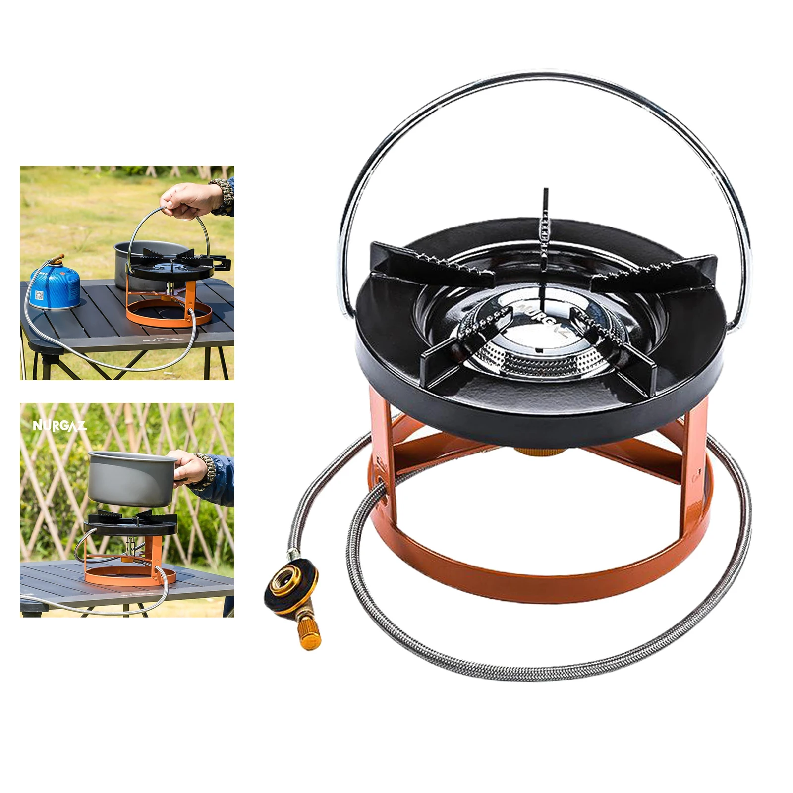 

Portable Camping Gas Stove Lightweight Backpacking Gas Stove Outdoor Camp Stove Burner