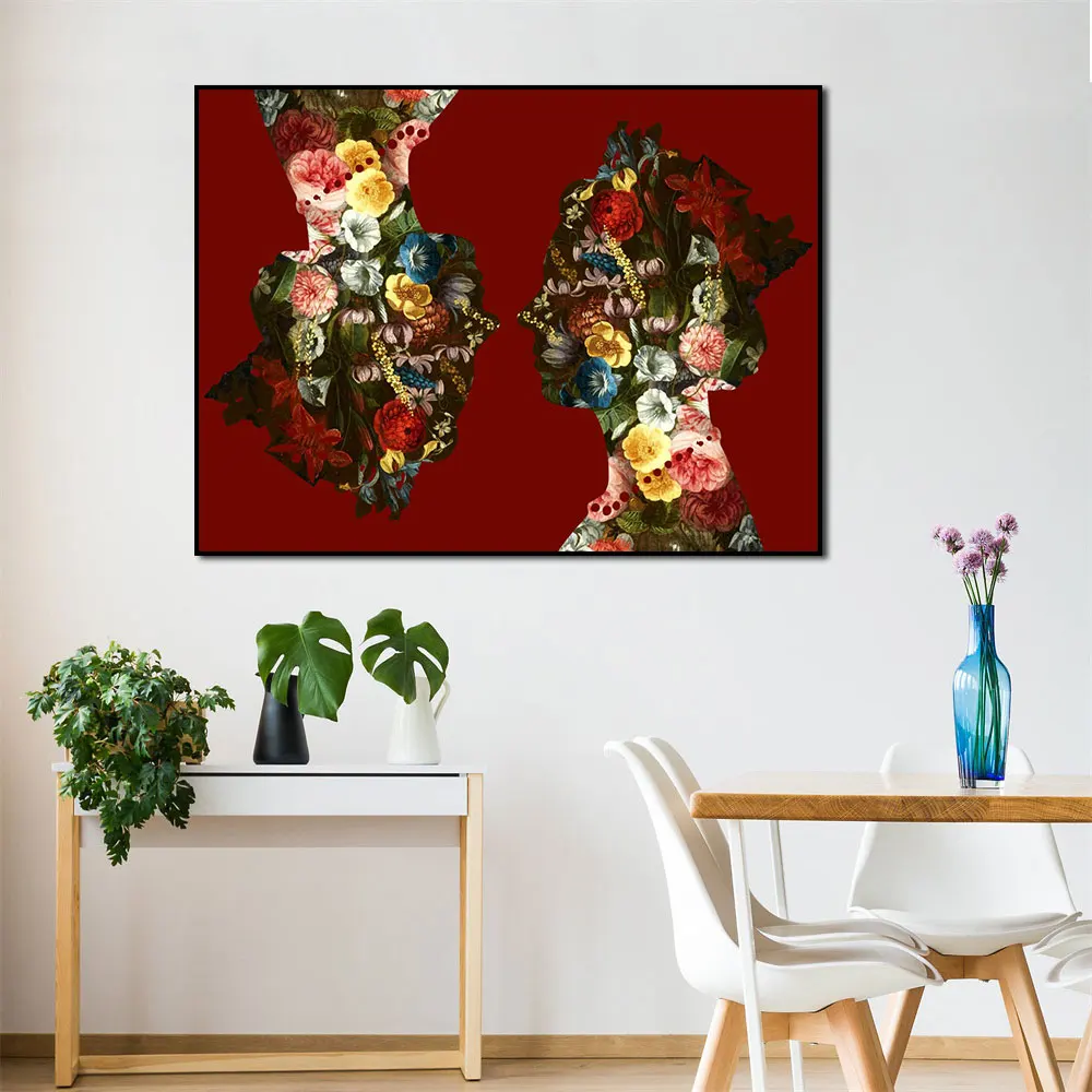 

Modern Abstract Paintings Animals Flower Picture for Home Decor Fashion Home Wall Decoration Frameless Wall Art Prints