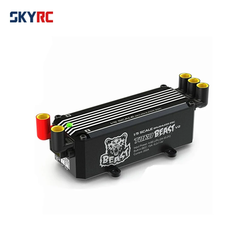 SKYRC Toro Beast V2 ESC 200A 4 8S 1/5 Масштаб бесщеточный скоростной контроллер 6V 7 V 15A BEC