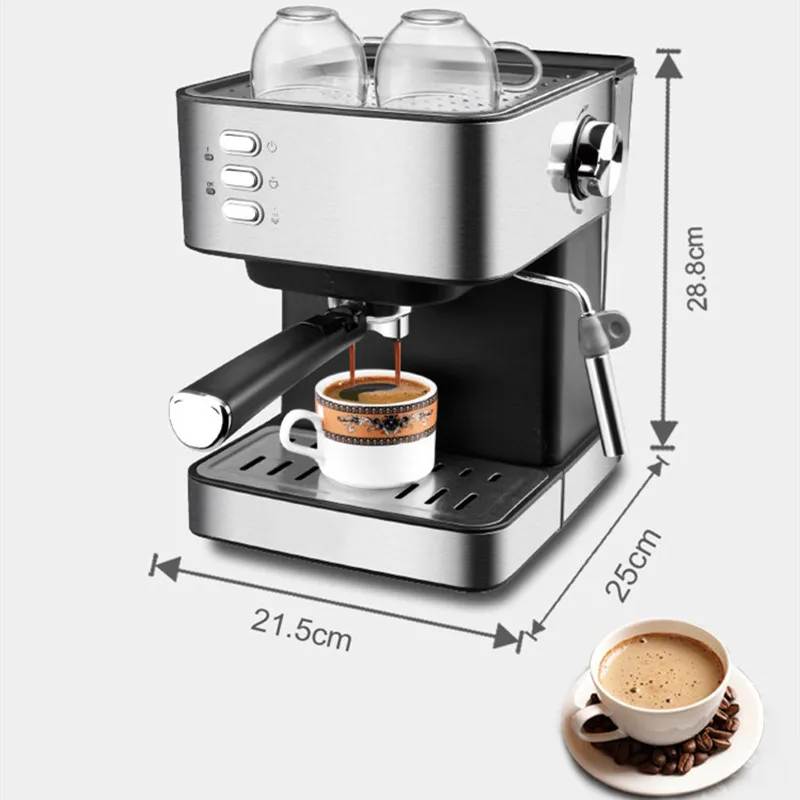 

Fully Automatic Coffee Machine Espresso Coffee Maker Powder Latte Milk Foam Home Multi-functional Kitchen Appliances Gift