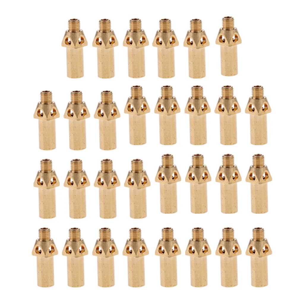 30 шт. высококачественной латуни пропана природного газа Jet советы для 23 и 32