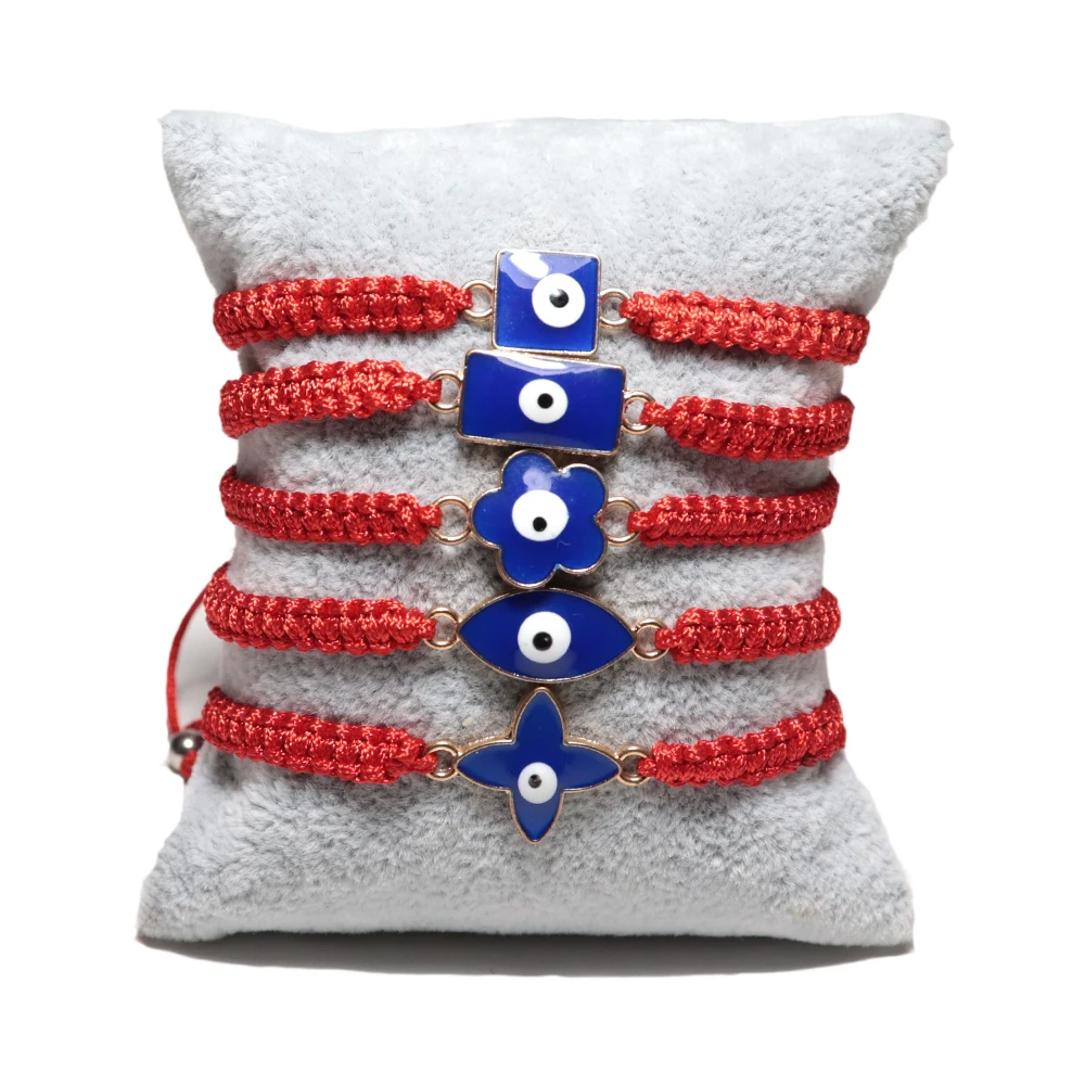Браслет с красной нитью ручной работы 5 стилей подвеска браслет Хамса на удачу