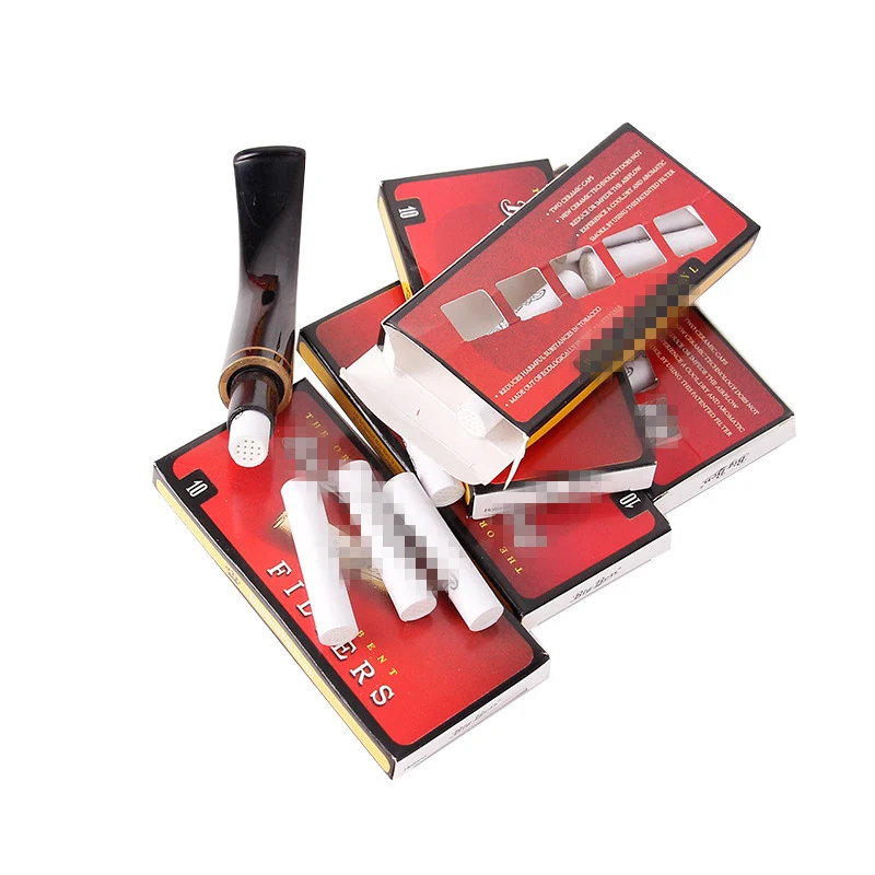 250 фильтров/коробок 9 мм одноразовые фильтры с активированным углем для табака