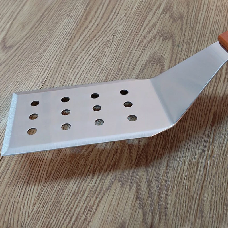 Шпатель и скребок из нержавеющей стали для теппан яки грили сковородки