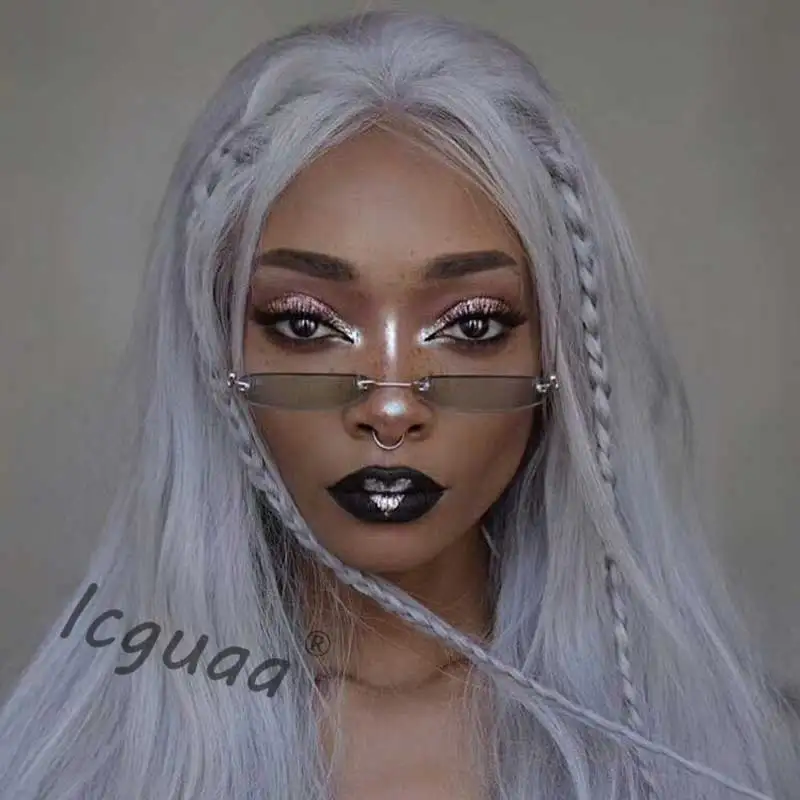 Винтажные маленькие узкие солнцезащитные очки женские ретро прямоугольные