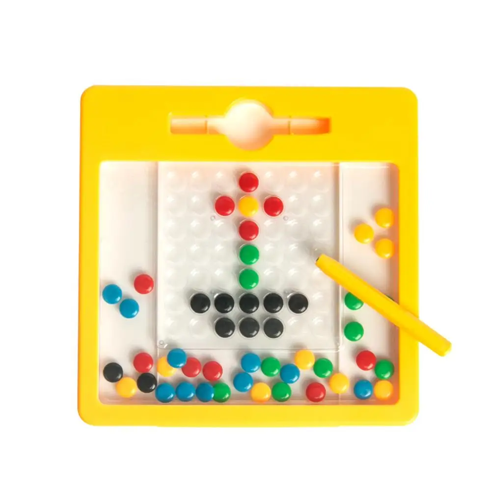 

Magnetic Colorful Magnet Beads Magpad Dot Educational Doodle Drawing Board For Kids Toys