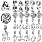 Подвески в виде букв алфавита для браслетов Pandora