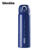 simita vacuum flask thermosestritan colourful school water bottleminimalist style office double wall stainless steel cup 500m