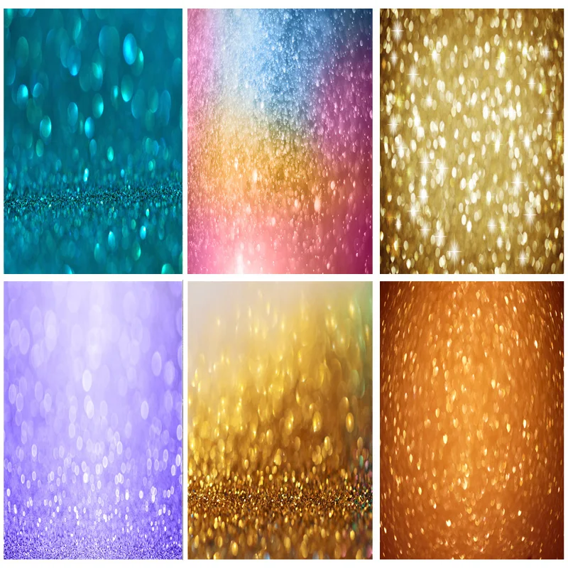 

SHENGYONGBAO Vinyl Custom Photography Backdrops Prop Glitter Facula Light Spot Theme Photography Background 21318TTU-07