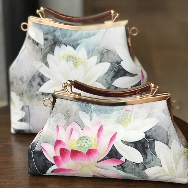 

DIY Metal Clasps Accessories For Bags Purses Frame With Handle Bag Accessories DIY Parts Metal Purse Handles