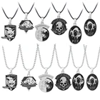 Цепочка llavero мужская с подвеской, цепочка из металла с лисьим гончем из занзибардии, кулон в виде небеса, железные нашивки, чокер MGS Kolye