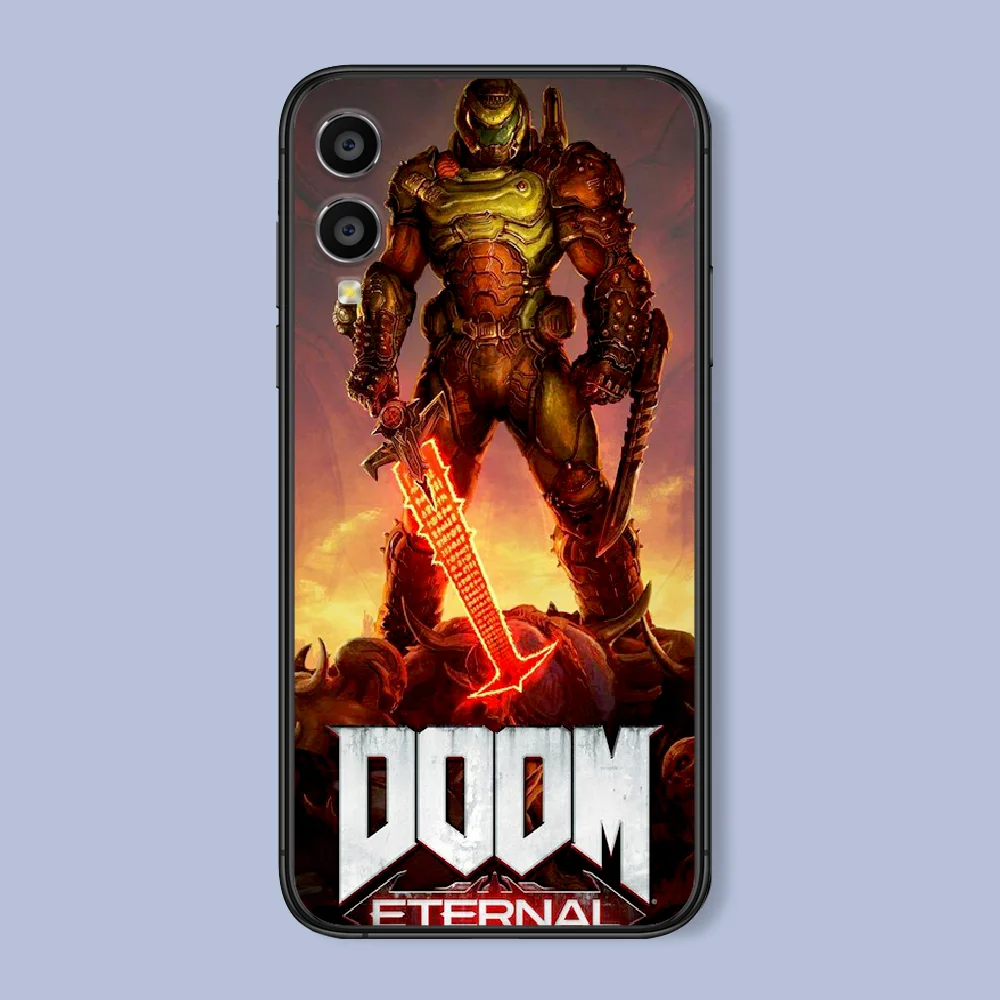 

Shooting DOOM Game Phone Case For Huawei Honor 6A 7A 7C 8 8A 8X 9 9X 10 10i 20 Lite Pro Play black Back Fashion Prime Tpu Cell