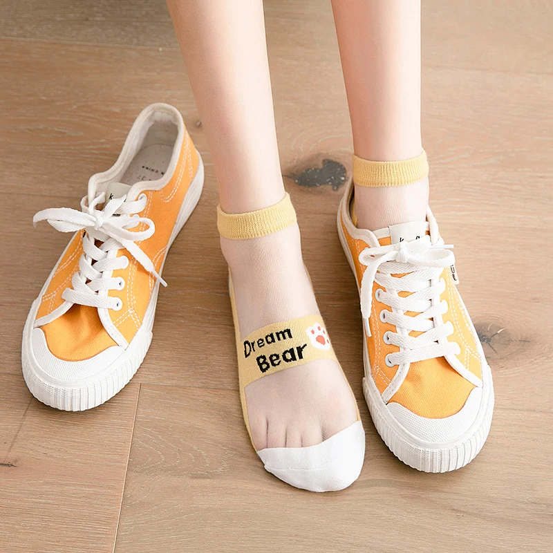 Модные женские носки Hyrax цветные пикантные хлопковые короткие красивые