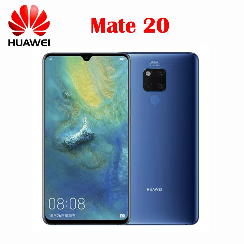 Huawei Mate 20 смартфон с 6 5 дюймовым дисплеем восьмиядерным процессором Kirin 980 NFC IP53 Android