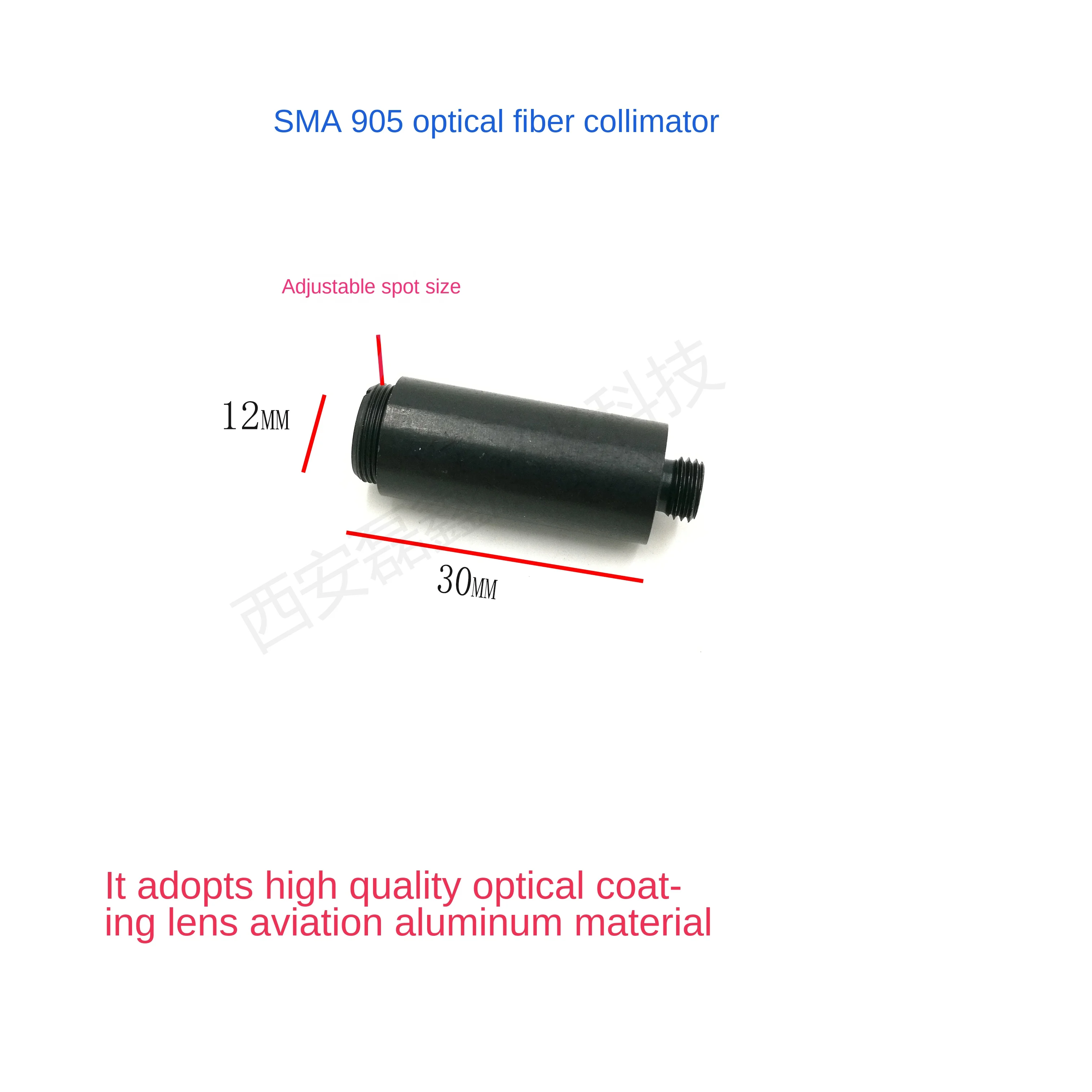 

SMA905 Fiber Laser Collimator Lens Fiber Laser Collimator Mirror Aspheric Fiber Collimator