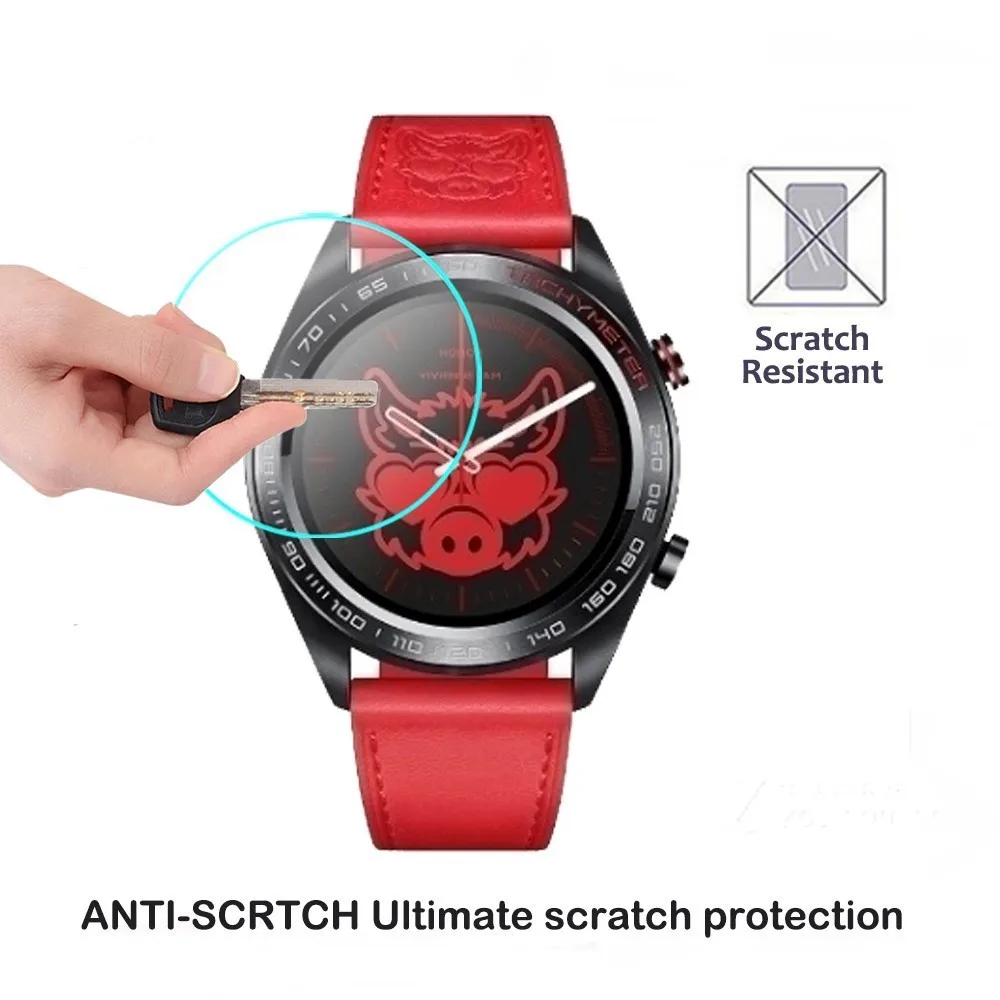 2 упаковки 0,3 мм 2.5D 9H закаленное стекло для huawei Watch Dream Vivienne Tam Smartwatch Защита экрана для huawei GT Active элегантная