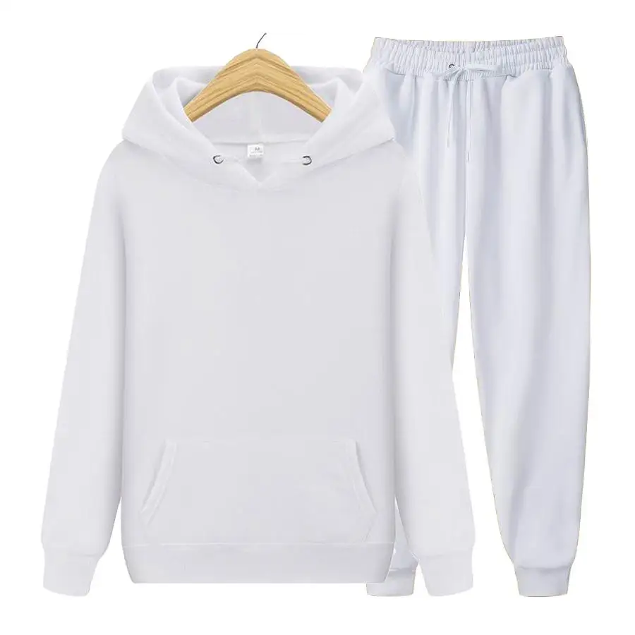 

The Spring And Autumn Period And The New Fashion Big Pocket Fleece Popular Logo Hooded Movement Who Two-Piece Outfit