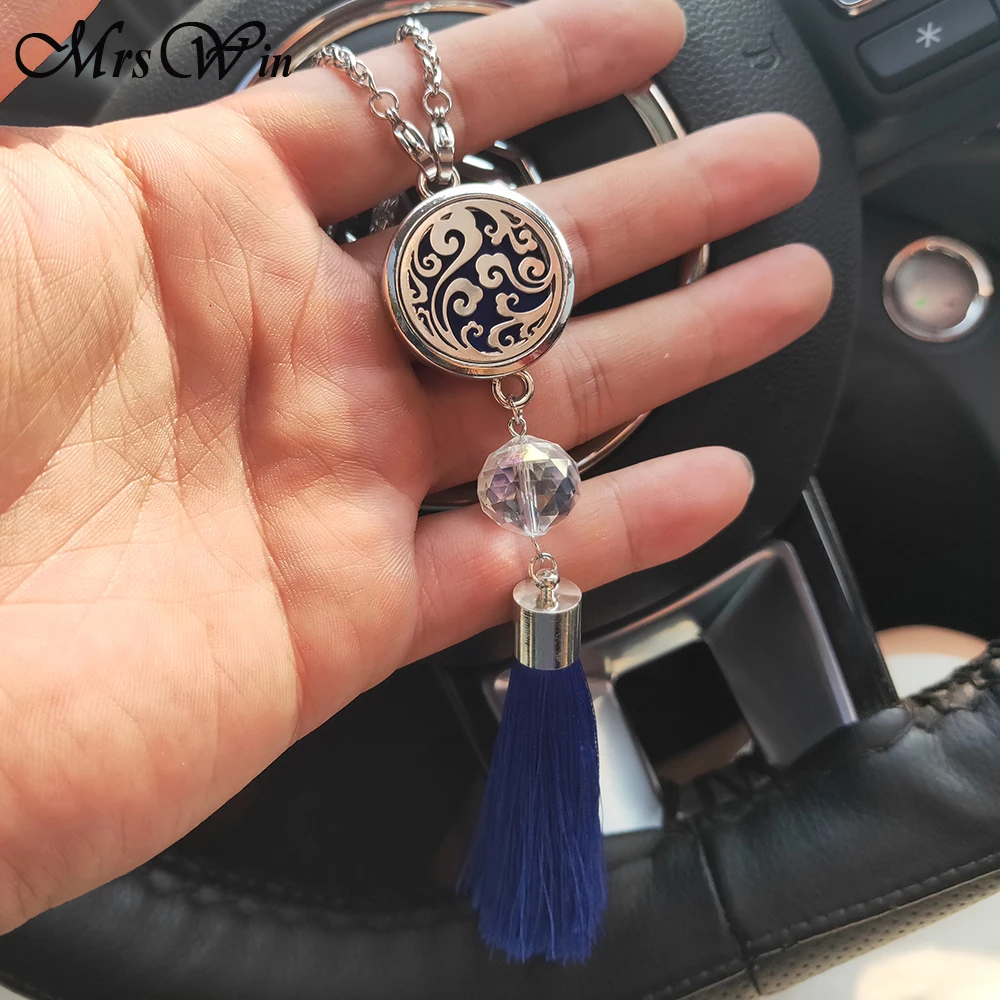 Новинка ароматерапия ювелирное изделие автомобильный кулон нержавеющая сталь