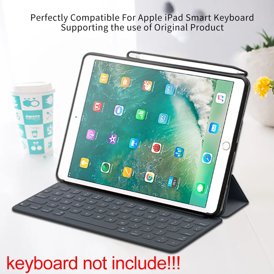 WOW чехол тонкий для iPad Pro 9,7 чехол с карандашом Роскошный чехол для iPad Pro 9,7 дюйма Funda идеально подходит для Apple Smart Keyboard