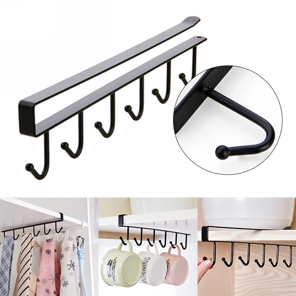 Милый и модный кухонный крючок держатель для кружки Полка вешалка хранения шкафа