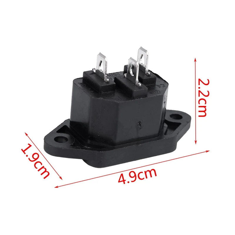250V 10A AC Мощность гнездо Панель установленный IEC320 C14 3 терминала разъем 9 шт. |