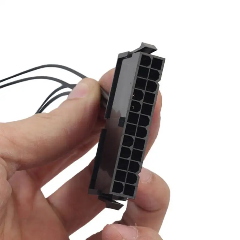 TISHRIC блок питания ATX 24Pin 30 см Molex 3 БП Питание Шнур адаптер материнской платы кабель