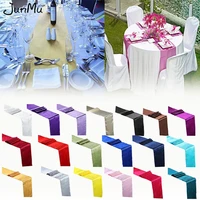 30cm275cm satin banquet table runner wedding for party event home decoration supply table cover runner tablecloth accessories