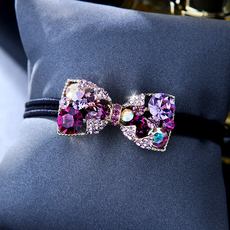 Чжан Тай Австрия Стразы волос Канаты с бантом и повязка для &quotконский хвост&quot