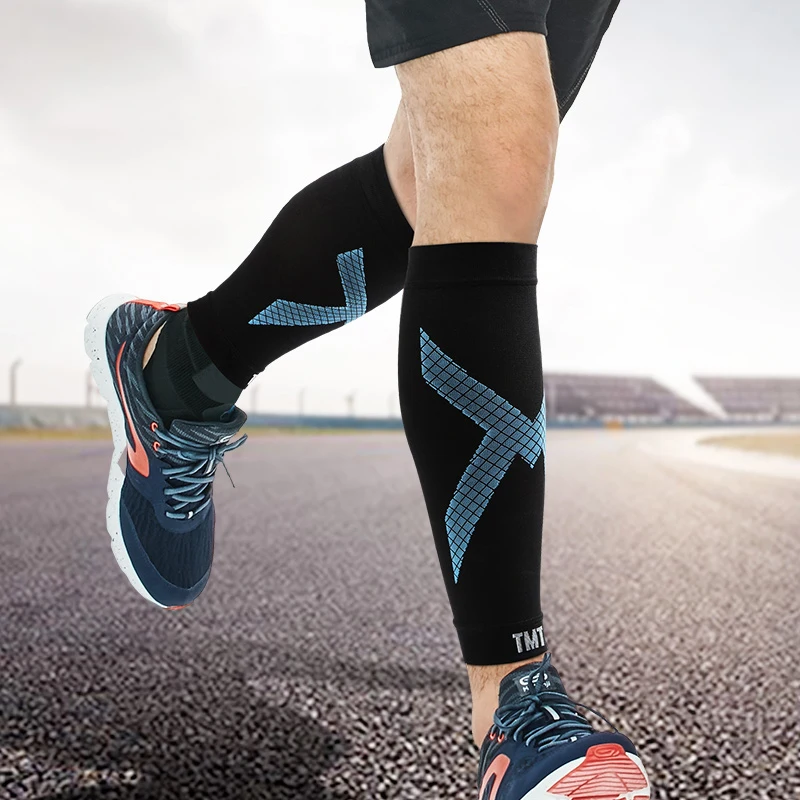 Компрессионные рукава TMT фиксатор для баскетбола футбола гетры ног эластичный