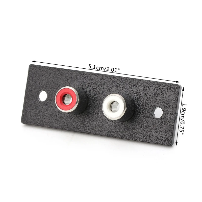 2 варианта RCA терминал настенная панель пластина Вход Phono шасси разъем AV аудио