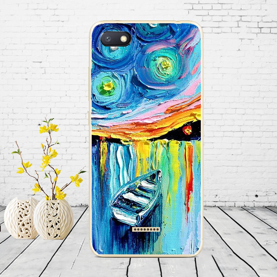 B32 Силиконовый чехол для xiaomi redmi 6a защитный чехол Мягкий ТПУ чехол для телефона Чехлы для xiaomi redmi 6A чехол бампер 6a Coque - Цвет: B32