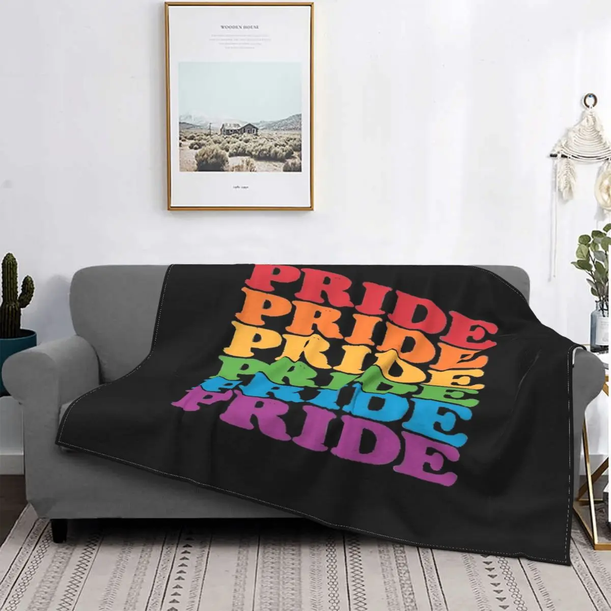 

Manta de regalo del orgullo Gay Lgbt, para cama colcha, manta de muselina a cuadros para bebé, mantas a cuadros, colchas para ca